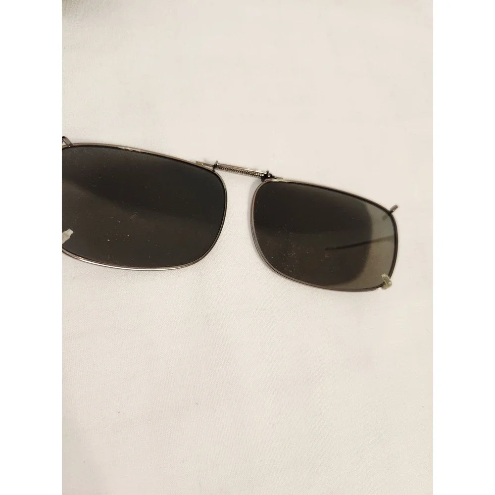 Polar Optics Clip On Sunglasses With Case wear over regular